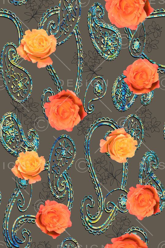 大牌风印花华亿平台图片