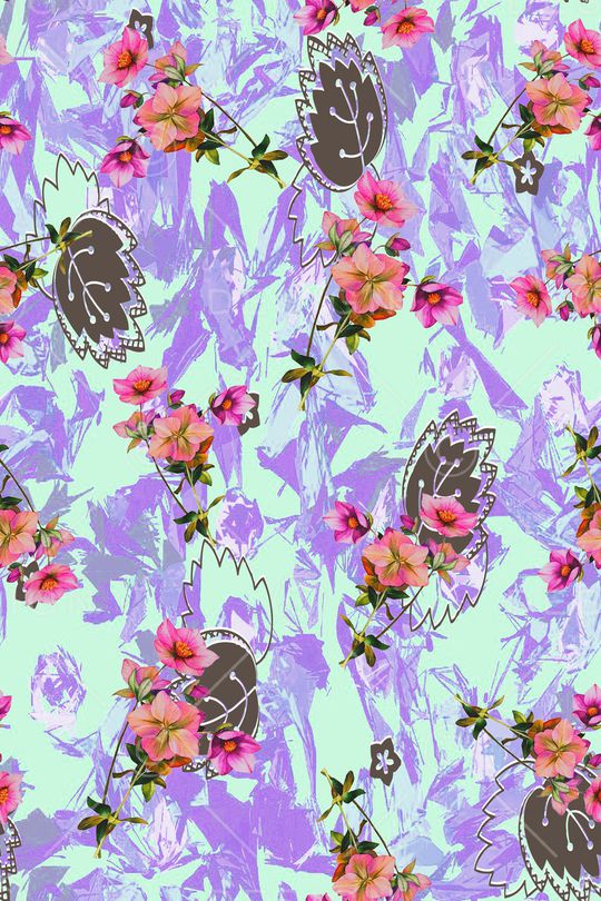 大牌风印花华亿平台图片