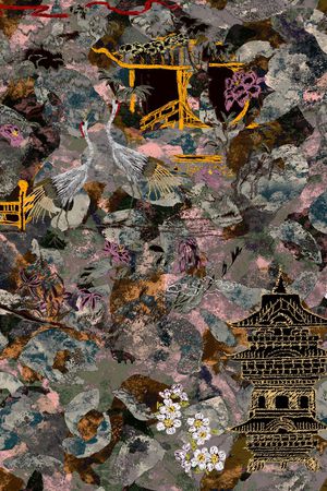 大牌风印花华亿平台图片