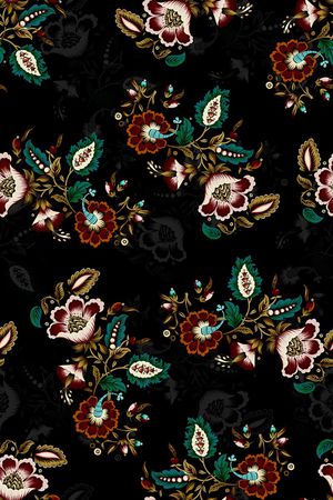 民族风印花华亿平台图片