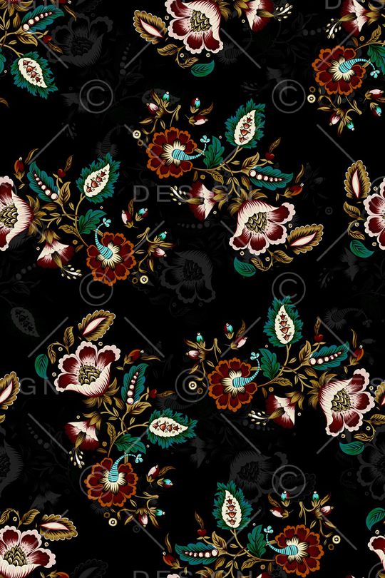 民族风印花华亿平台图片