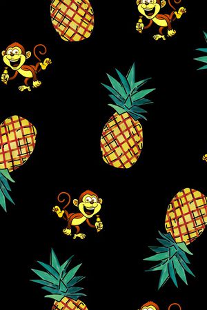 猴子印花华亿平台图片