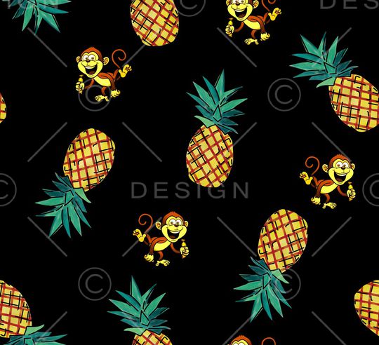 猴子印花华亿平台图片