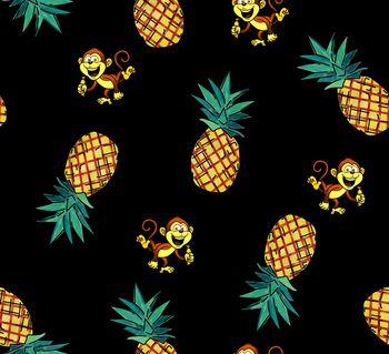 猴子印花华亿平台图片