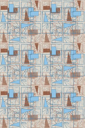 三角形印花华亿平台图片