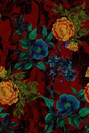 中老年印花华亿平台图片