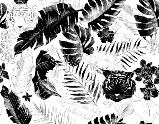 热带华亿平台印花华亿平台图片