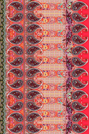 佩斯利印花华亿平台图片