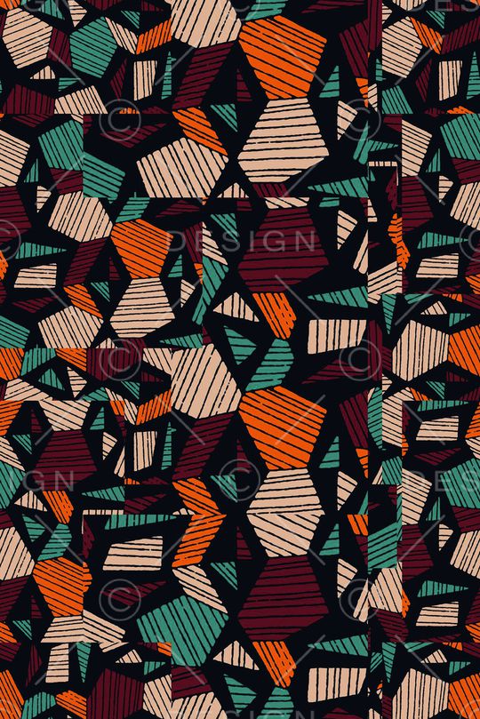 几何印花华亿平台图片