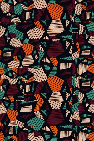 几何印花华亿平台图片