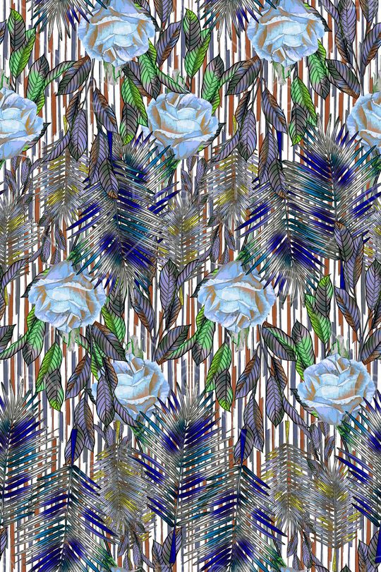 热带华亿平台印花华亿平台图片