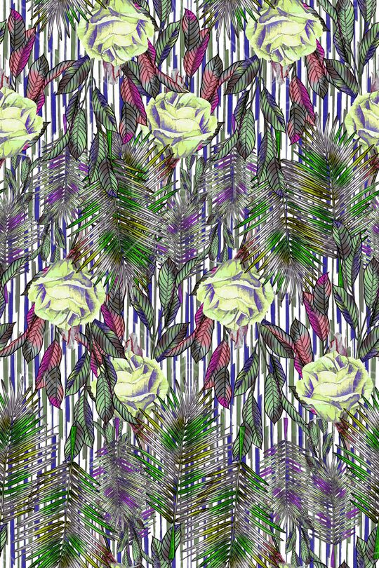 热带华亿平台印花华亿平台图片