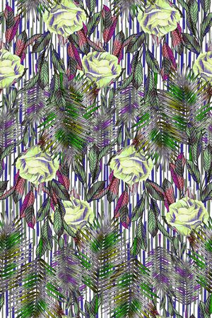 热带华亿平台印花华亿平台图片