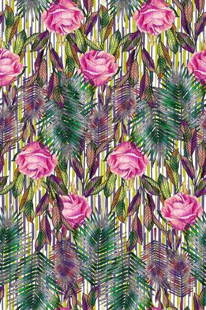 热带华亿平台印花华亿平台图片