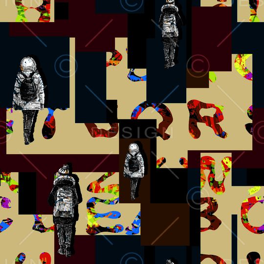 格子印花华亿平台图片