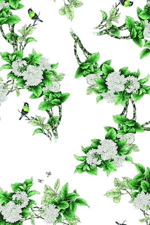 水墨风印花华亿平台图片