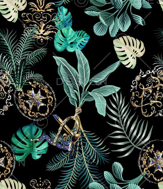 复古印花华亿平台图片