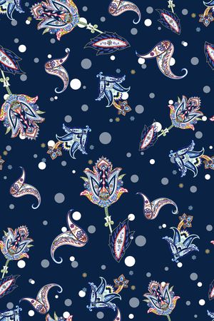 佩斯利印花华亿平台图片