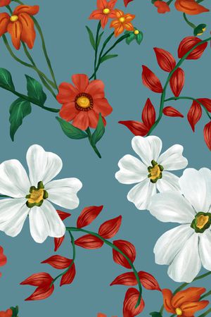 复古印花华亿平台图片