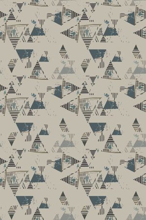 三角形印花华亿平台图片