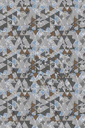 三角形印花华亿平台图片