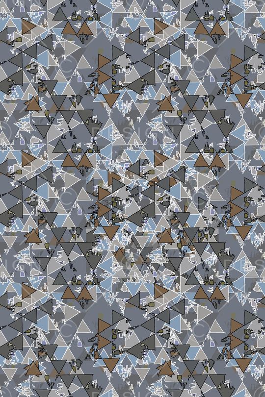 三角形印花华亿平台图片