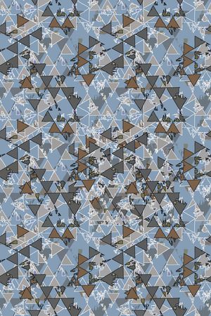 三角形印花华亿平台图片