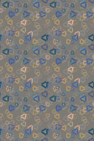 三角形印花华亿平台图片