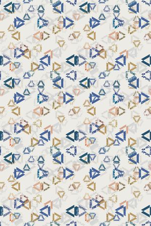 三角形印花华亿平台图片