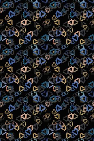 三角形印花华亿平台图片