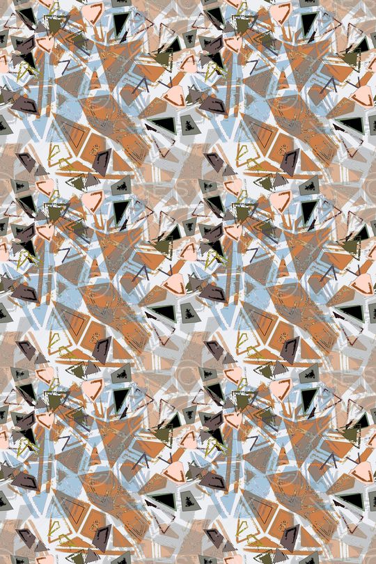 三角形印花华亿平台图片