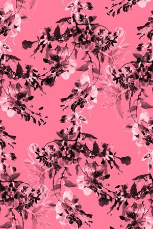 洋阳---花卉印花华亿平台图片