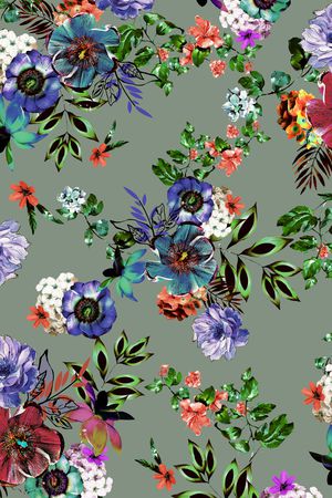 小碎花印花华亿平台图片