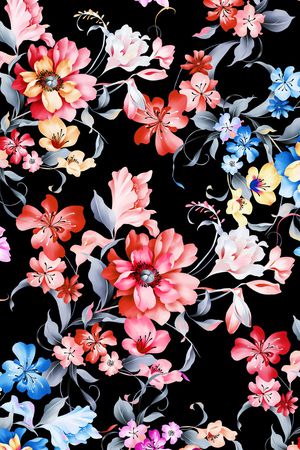 小碎花印花华亿平台图片