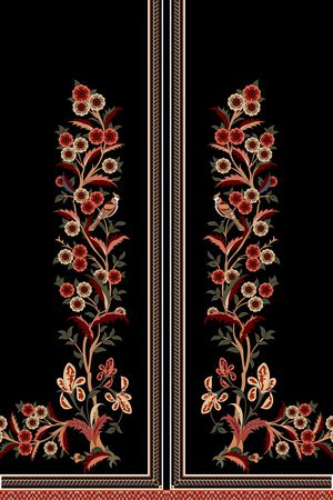 复古印花华亿平台图片