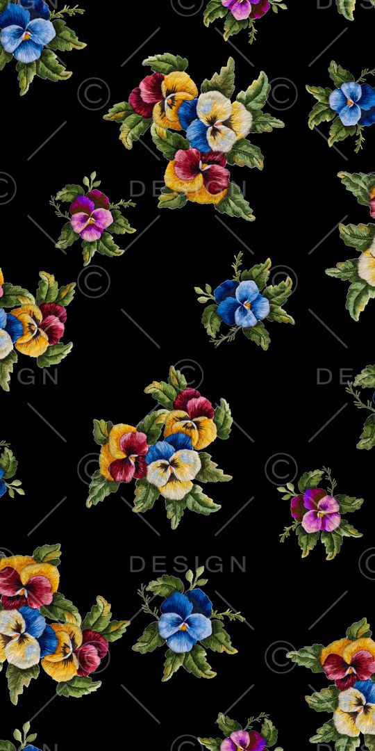 小碎花印花华亿平台图片