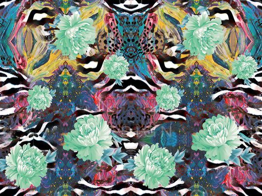 大牌风印花华亿平台图片