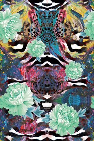 大牌风印花华亿平台图片