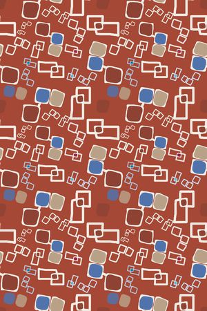 格子混搭印花华亿平台图片