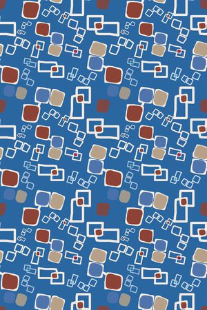 格子混搭印花华亿平台图片