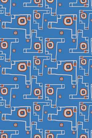 几何印花华亿平台图片