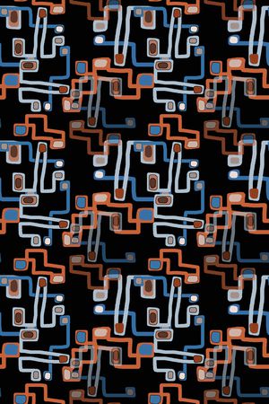 几何印花华亿平台图片