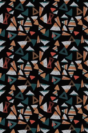 三角形印花华亿平台图片