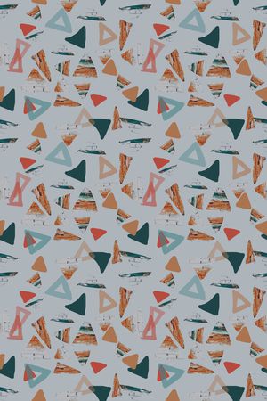 三角形印花华亿平台图片