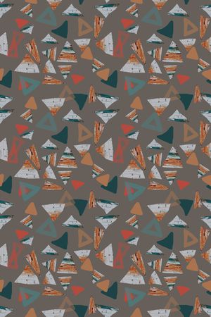 三角形印花华亿平台图片