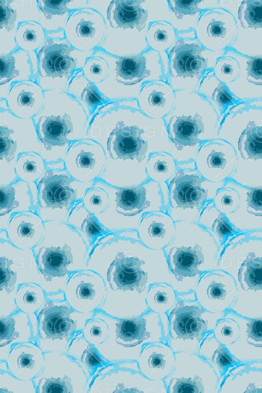 圆圈与波点印花华亿平台图片