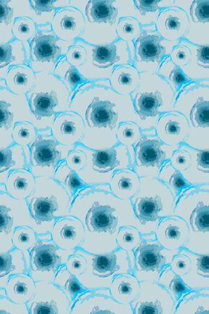 圆圈与波点印花华亿平台图片