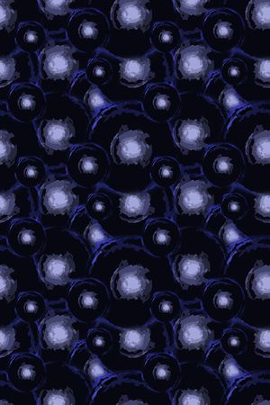 圆圈与波点印花华亿平台图片