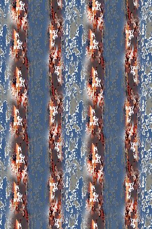 条纹混搭印花华亿平台图片