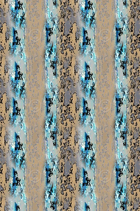 条纹混搭印花华亿平台图片